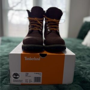 Timberland Men's Dark Brown Lace-Up Boots